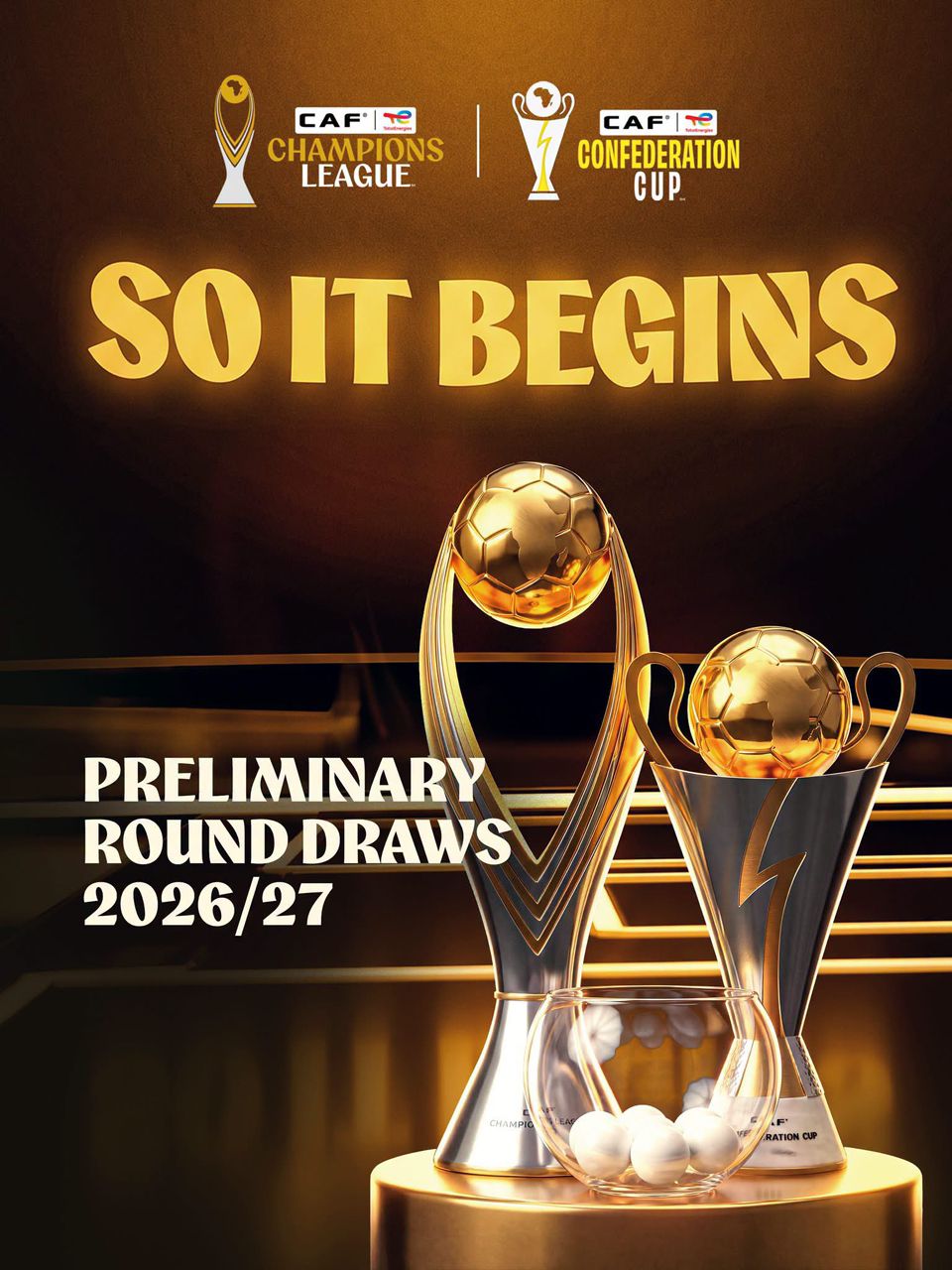 CAF Champions League and Confederation Cup set to kick off this weekend.
