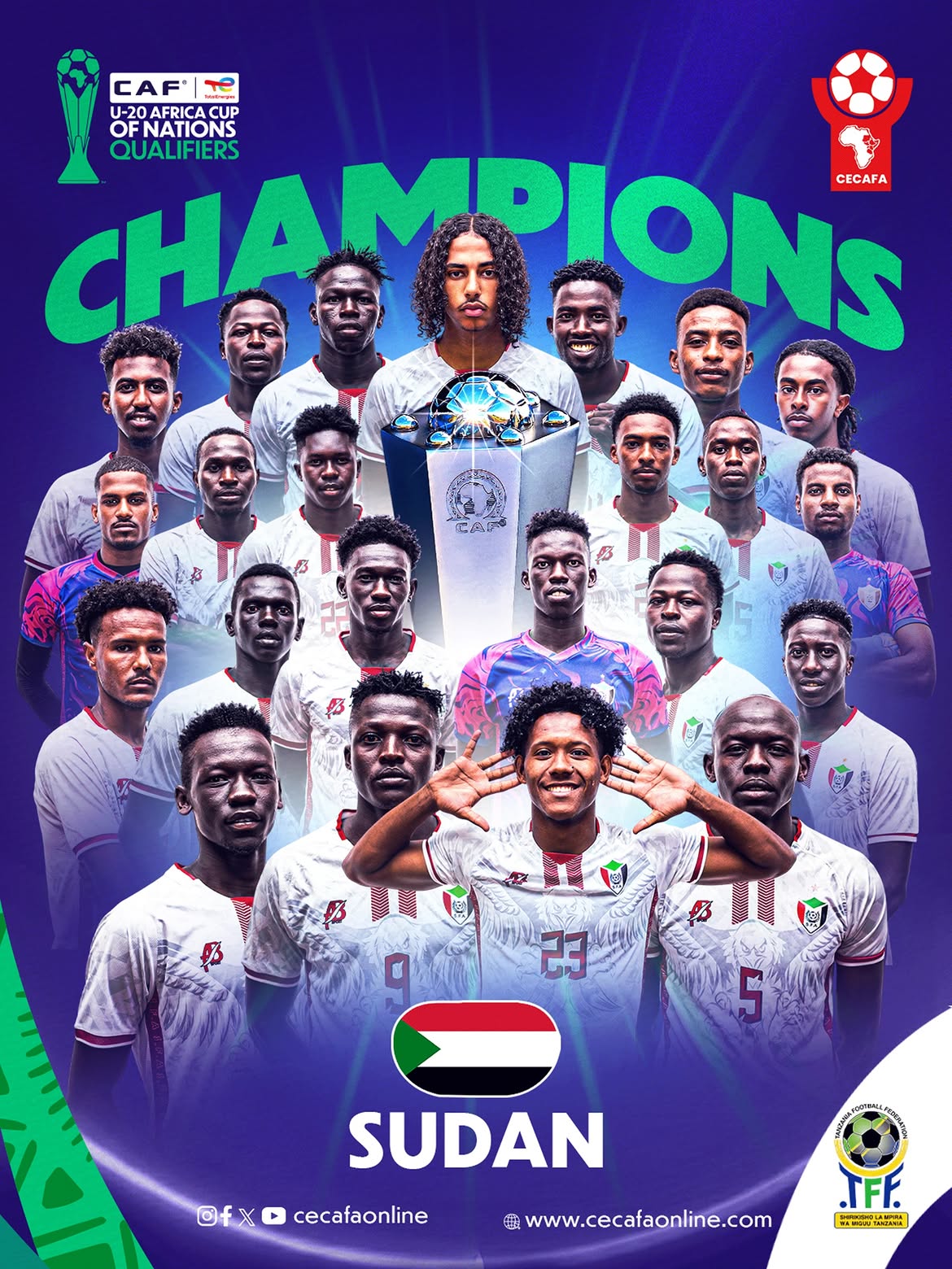 Sudan Crowned CECAFA U20 Champions After Penalty Shootout Victory